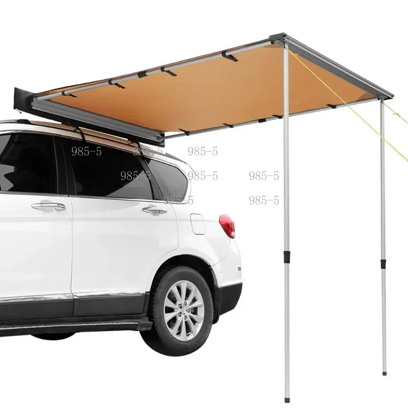 Waterproof Car Side Awning Sunshade，1.6x2.5m Retractable Roof Canopy for Off-Road Outdoor Use