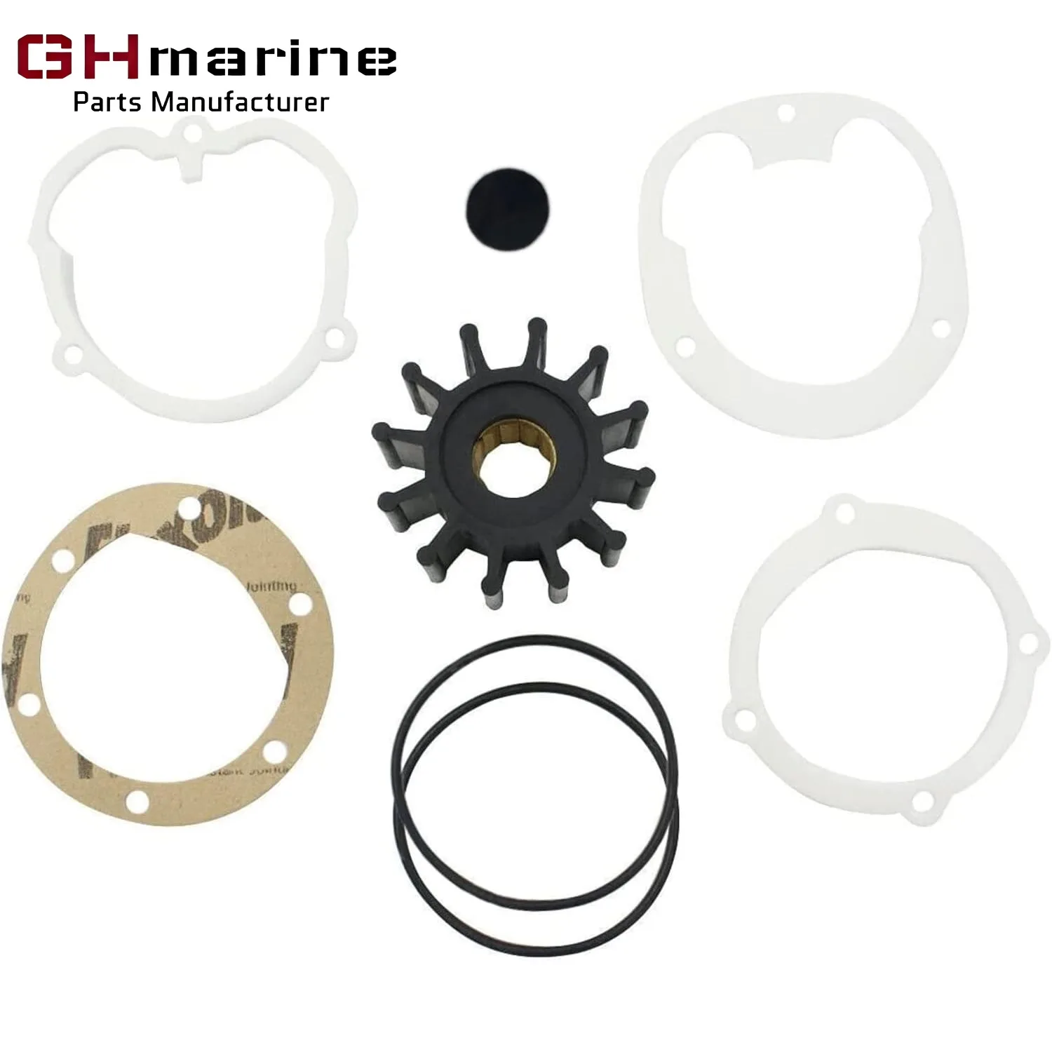 3862281 Flexible Impeller Repair Service Kit with Thermostat Replace Fit for Vo-lvo Penta SternDrive Boat Motors 3587597 3701777