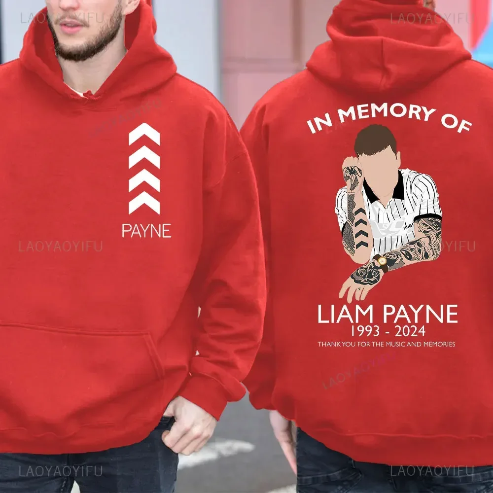 In het geheugen van Liam Payne Herfst Winter Warm herensweatshirt met lange mouwen Liam Payne1993-2024 We zullen altijd je missen Hoodies Tops