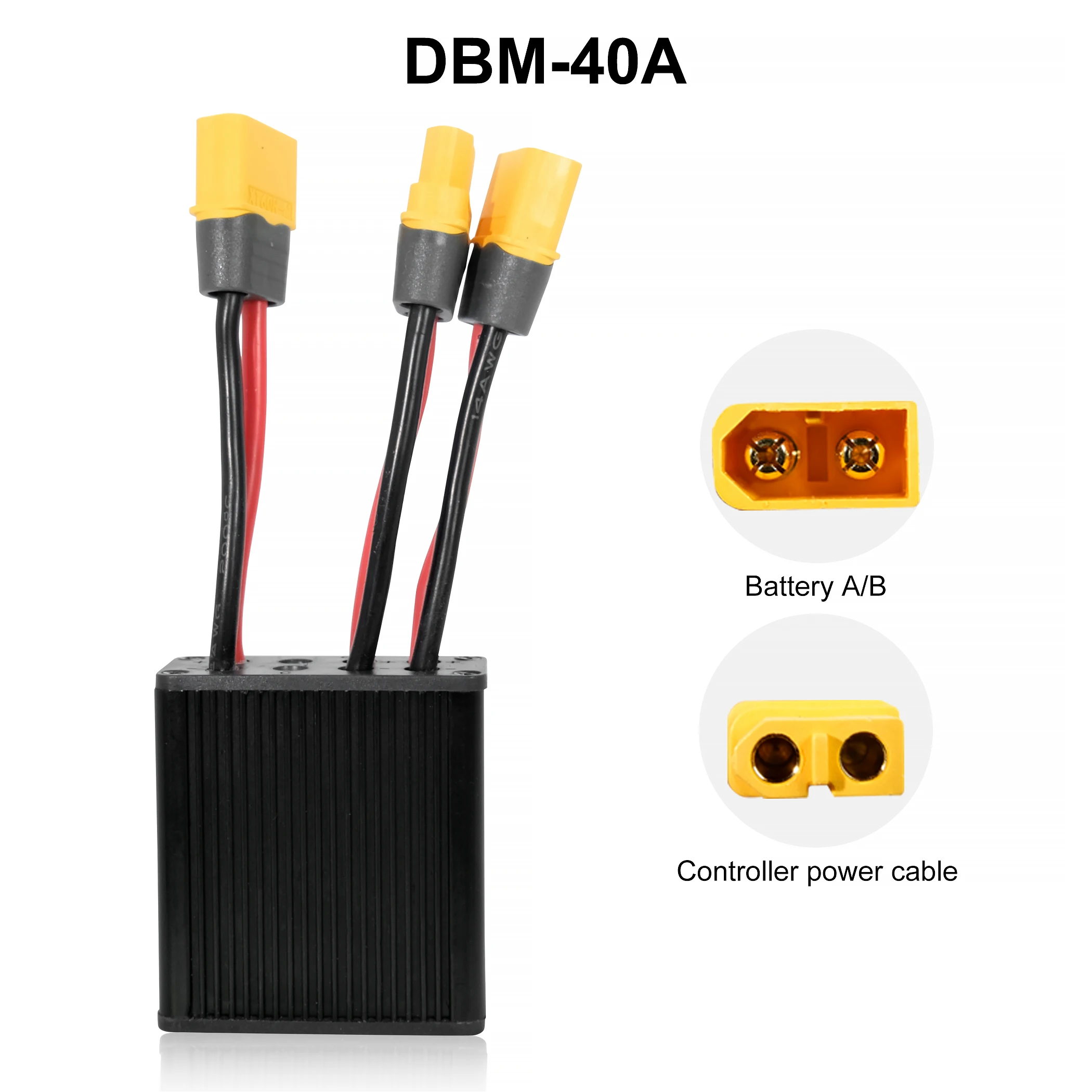 E-Bike Dual-Batterie-Balanciermodul: Adapter für gleichzeitige Verbindung, Dual-Batterie-Entladungskonverter für E-Bikes 30A/40A – Detail 8