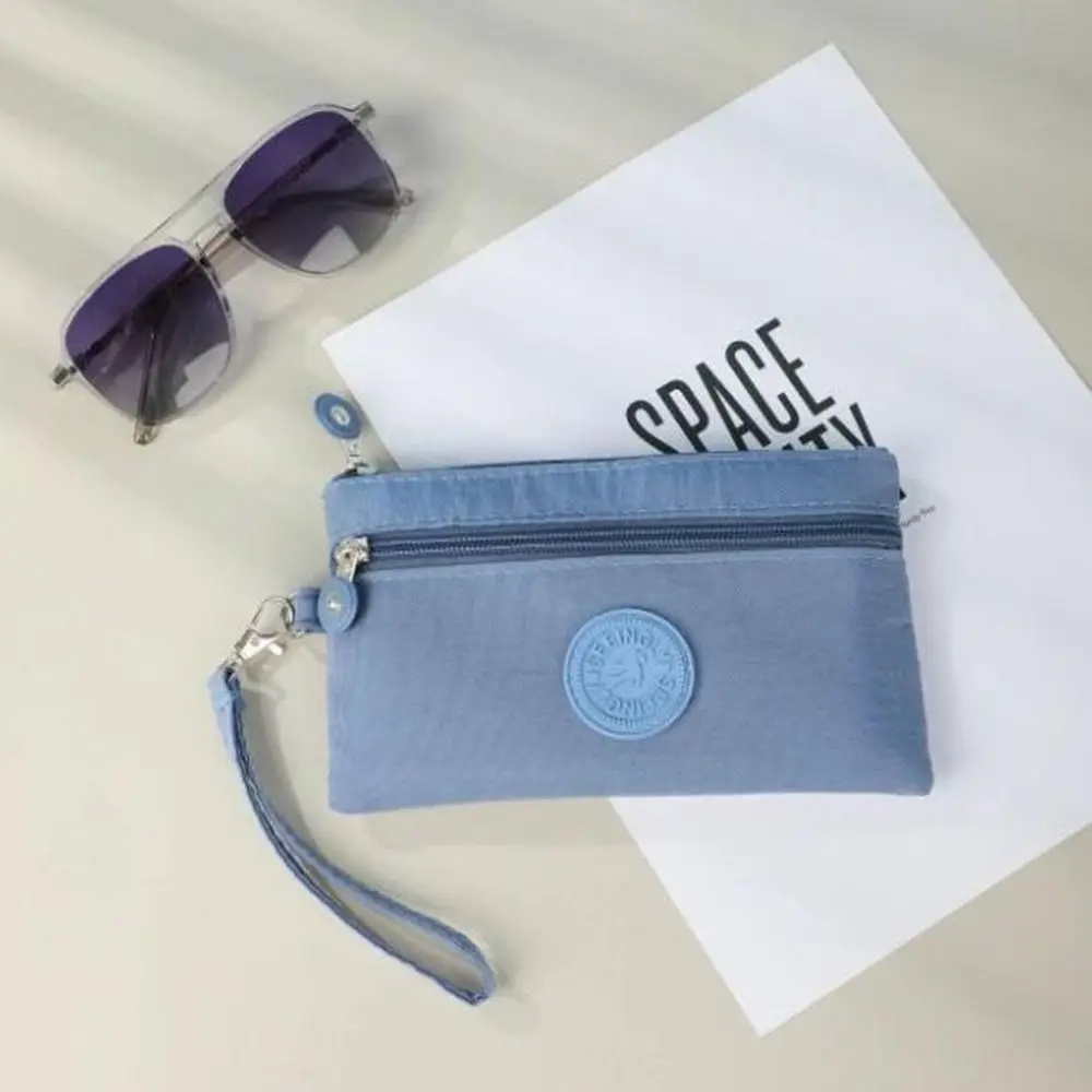 

Прочный кошелек для монет с кольцом для ключей, износостойкий мешок для денег большой емкости, органайзер для удостоверений личности, водонепроницаемый держатель для кредитных карт