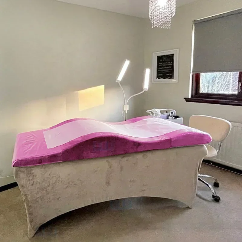 매트리스 속눈썹 폼 스파 메이츠 뷰티 침대, 곡선 토퍼, 미용실, 해부학 래쉬 매트리스 침대, 웨이브 메모리 폼 래쉬 토퍼 