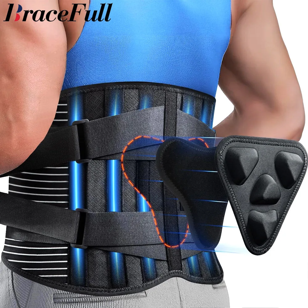 Back Brace for Lower Back Pain Relief with Lumbar Pad,Back Support Belt With Alternative Strips, Lumbar Support for Sciatica