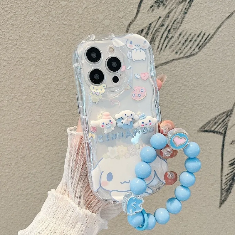 Y2k Cinnamoroll Kawaii Sanrio Anime Etui na telefon do Cute Cartoon iphone15 14Promax Mini Xr Xsmax Apple Shell Prezenty dla dziewczynek