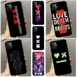 Love Death Robots Case For iPhone 14 15 16 Pro Max 11 13 12 Mini X XR XS Plus Soft Cover Shell