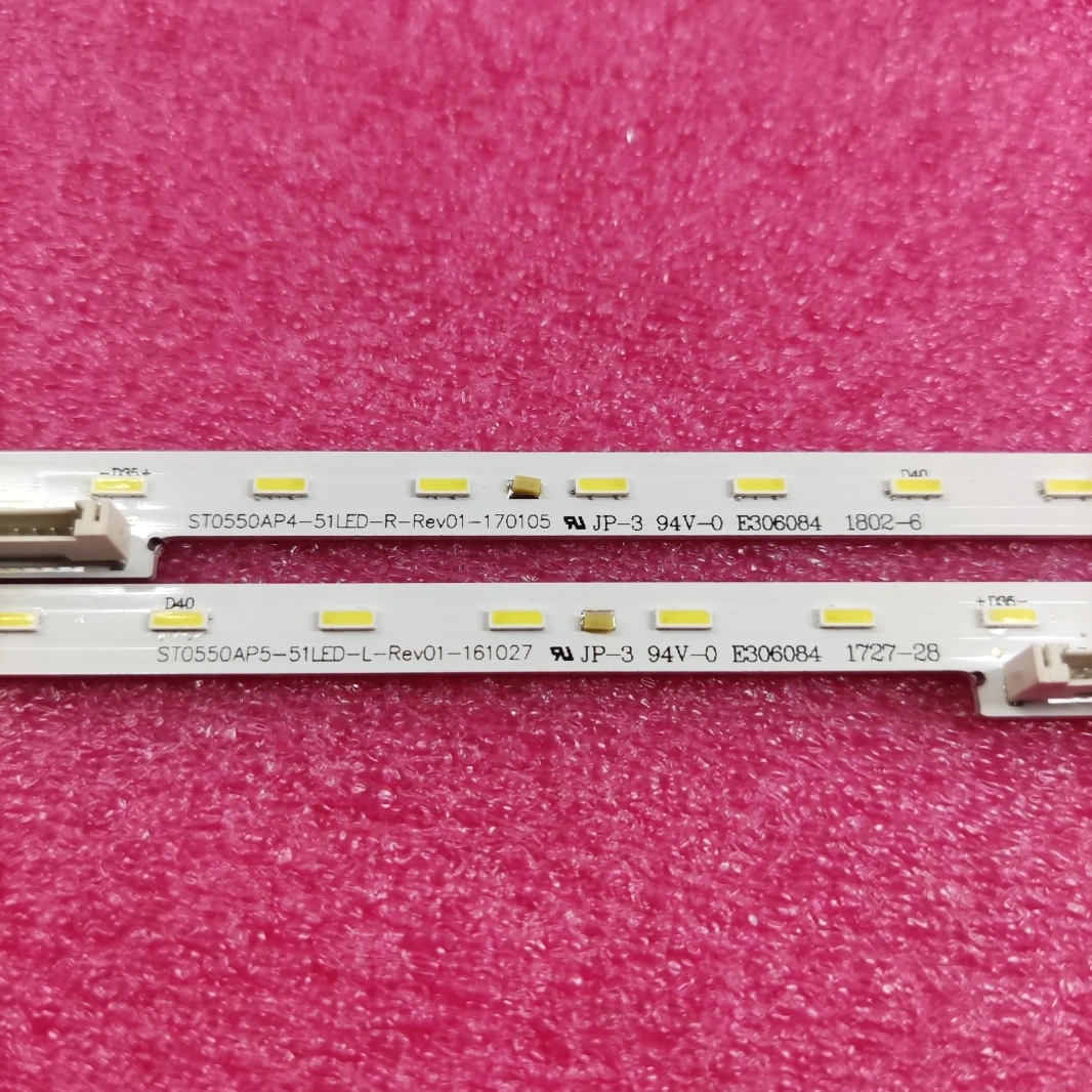 Imagem -03 - r Sto550ap5_51led_l Sto550an5_51led_l r Pcs Kd55x720e Kd-55xe7005 Kd-55xe7096 Kd-55xe7093 Kd-55xe7002 Sto550ap4_51led_l_rev01