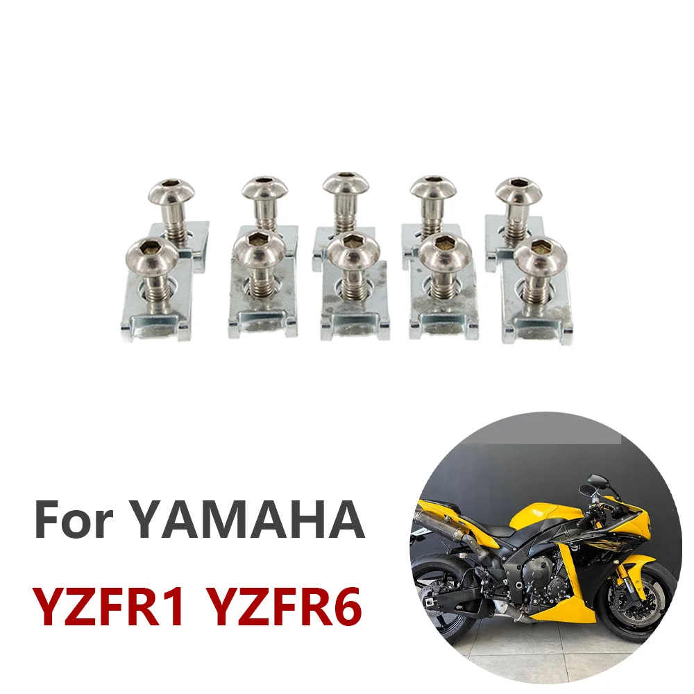 Fairing Bolt Kit for YAMAHA YZF R1 YZF R6 Motorcycle Accessories Complete Screws M6