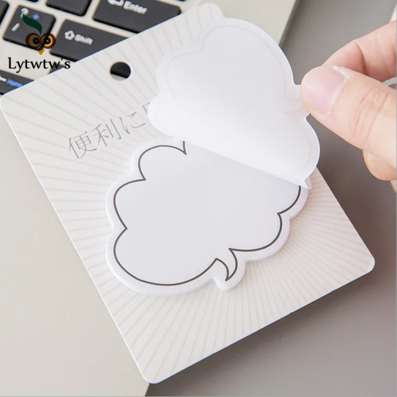 4 Piece  Dialog Sticky Notes Creative Memo Pads Stationery