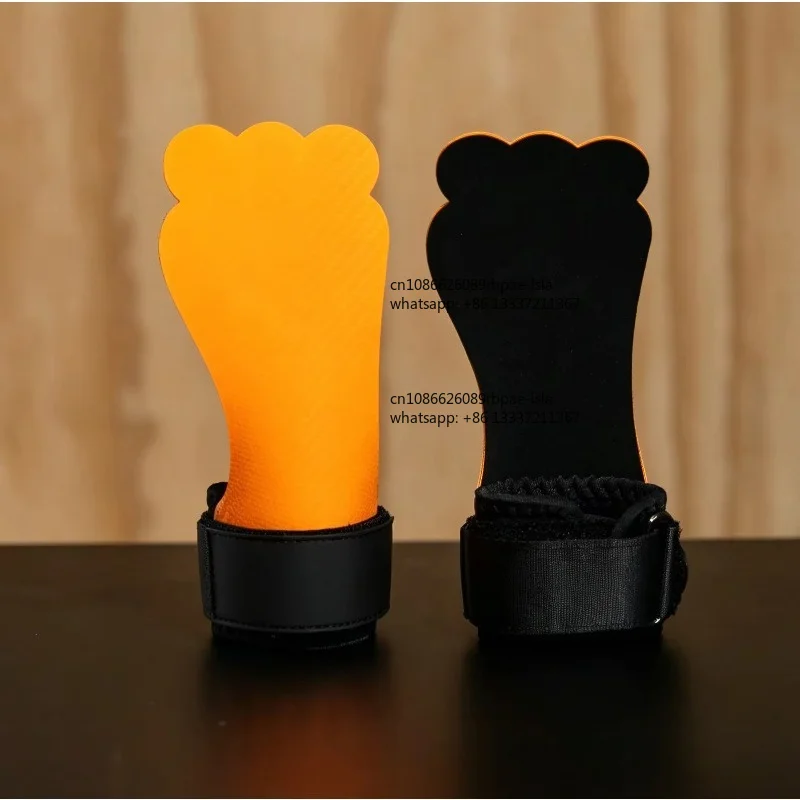 For Palm-protecting Gloves Fitness Hand Guards Cowhide Non-slip Pull-up bar Wrist Wraps Gymnastics Assistive Straps Made