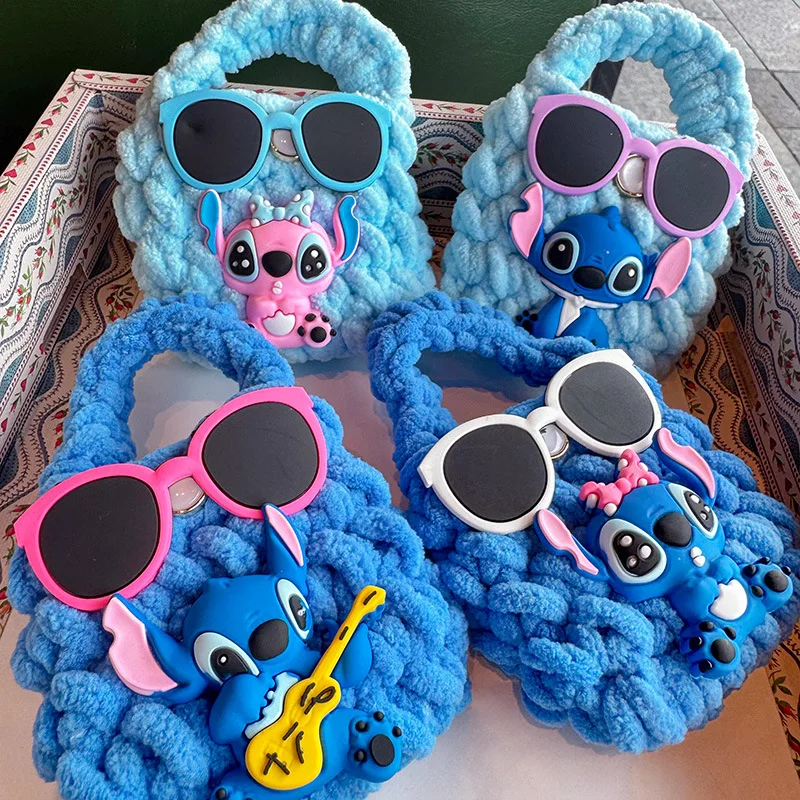 

1/4 шт. шерстяные кошельки для монет ручной вязки, подвески для ключей, сумки для хранения, чехлы для наушников, декоративные подвески, маленькие подарки