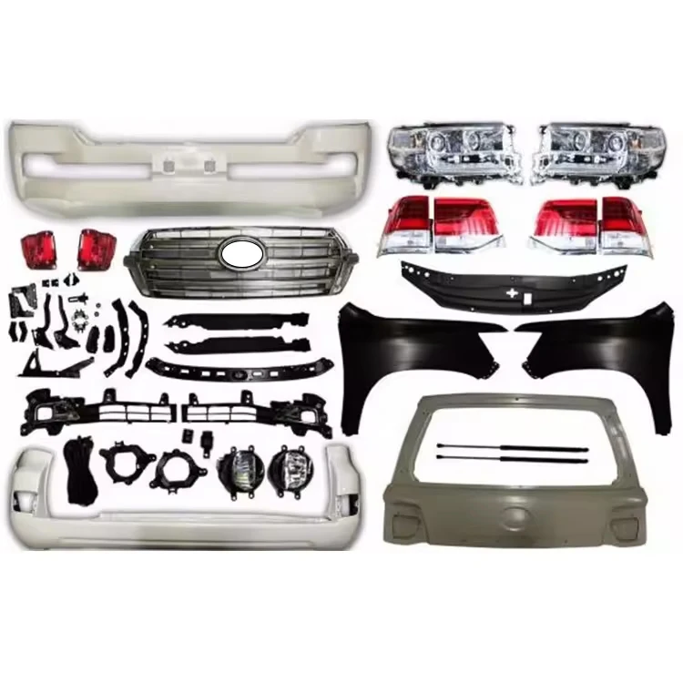 

CZJF Plastic New Arrive Upgrade to 2016 2017 2018 2019 2020 Body Kit for Toyota Land Cruiser 2008-2015 Black Oem Lc200