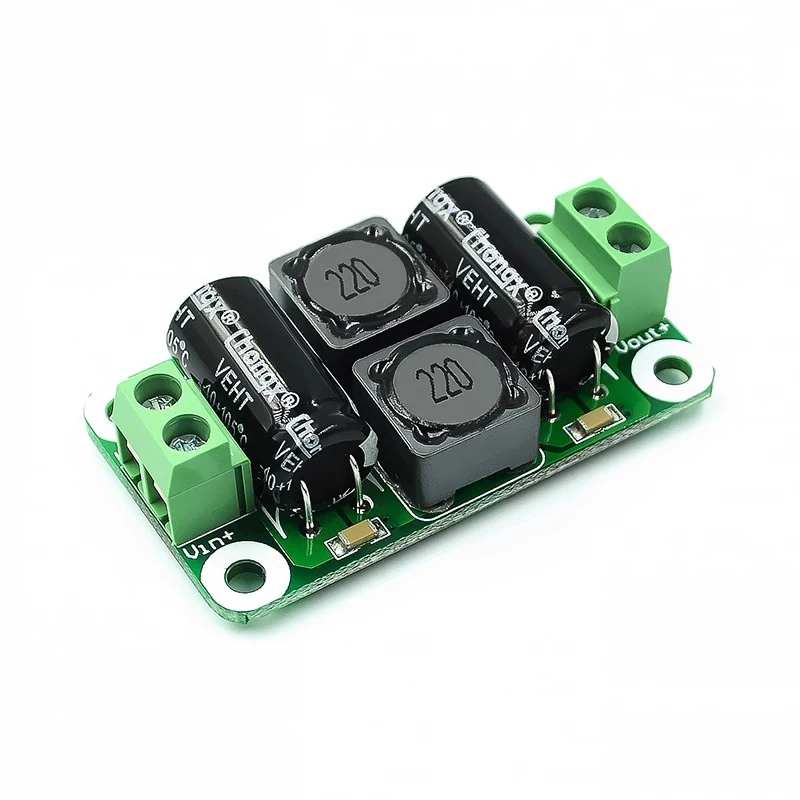 1~100Pcs DC Power Filter Board Class D Power Amplifier Interference Suppression Board Automotive Power EMI Suppression