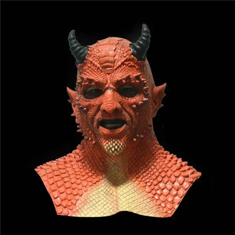 Латексная маска демона Белиал Берри из игры Diablo, головной убор, перчатки на Хэллоуин B34P8