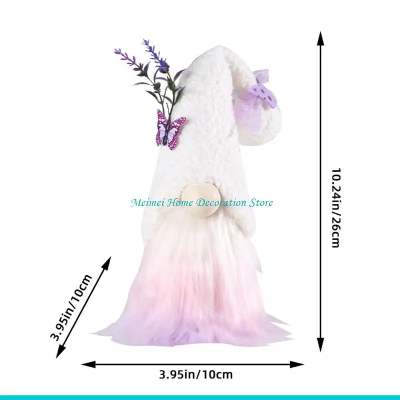 H7BF عيد الحب التماثيل الاسكندنافية Tomtes السويدية القزم للصيف #6