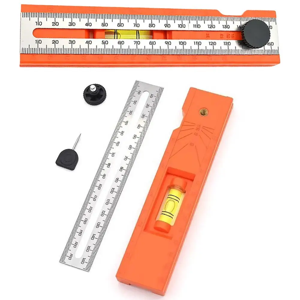 High-precision Measuring Ruler Depth Measurement Positioning Ruler 90-degree Woodworking Special Multi-angle Marking Ruler Tools