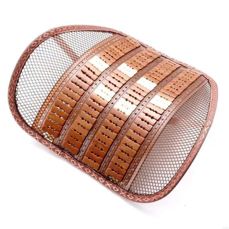 

D5BE Car Backrest Cushion Mesh Lumbar Support Breathable for Comfortable Driving