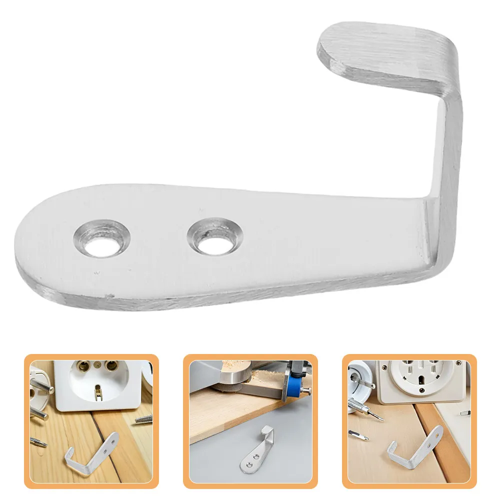 2Pcs Ladder Hooks Heavy Duty Stainless Steel Bunk Bed Accessories Loft Bed Brackets Camper Replacement Hardware