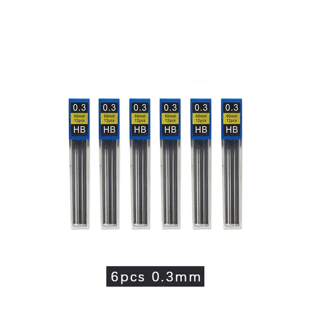 Metal Mechanical Pencil Set 0.3/0.5/0.7/2.0mm