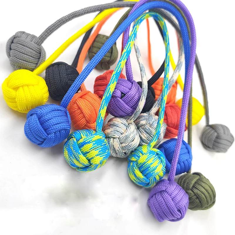 

1 шт. Begleri Fidget Toy Worry Beads Finger Sports Hand Hunting Ball Finger Skill Paracord Toy Дети Взрослые Игрушка для снятия стресса