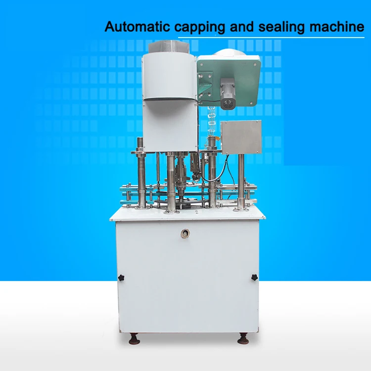 Liquid Bottle Filling And Capping Machine Automatic Small Glass Plastic Capping Machine For Perfume Bottles