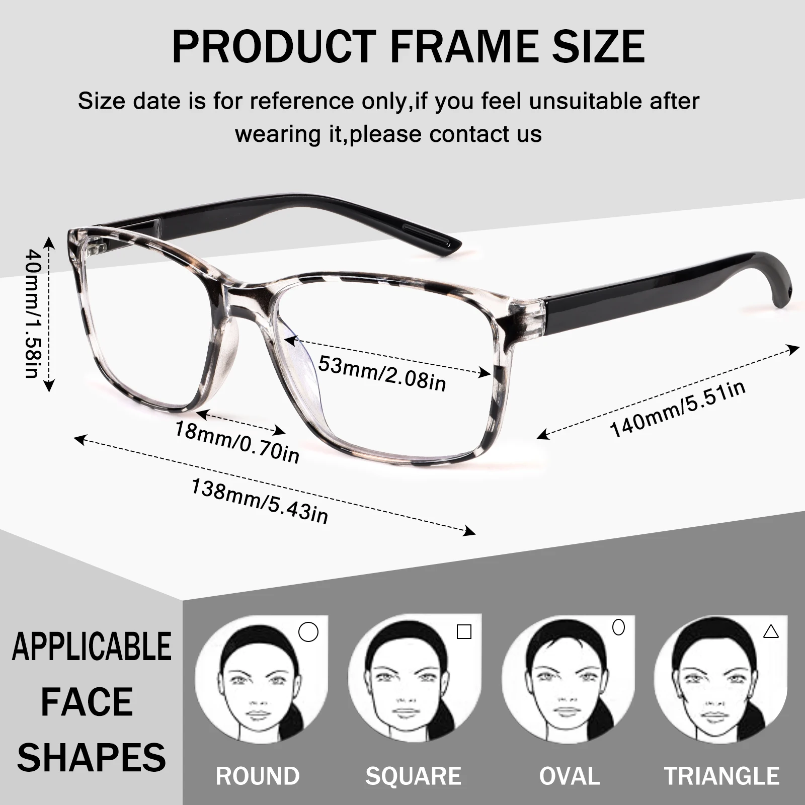 4 Pack Progressive Multifocal Reading Glasses Blue Light Blocking Spring Hinge Square Near Far Presbyopic Eyewear Men Women