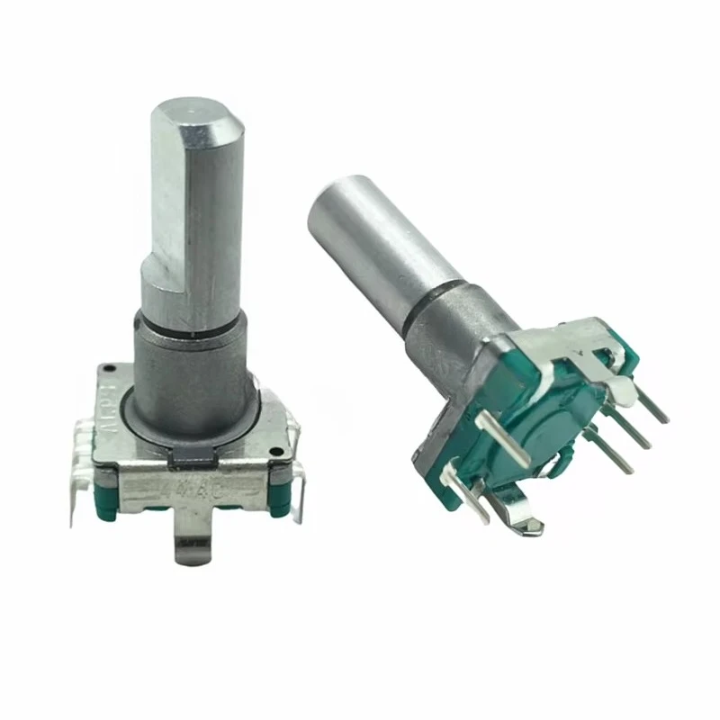 1pcs，Encoders EC11E09244BS，18-bit 9-pulse，5Pin，With a press switch，360 degrees without limit
