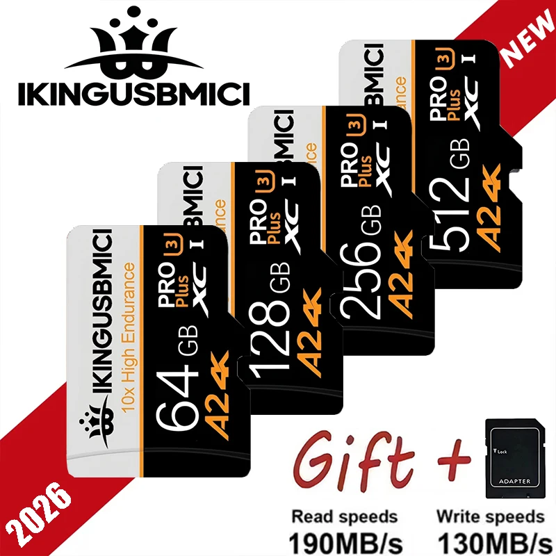 Efficient SD Cards Memory Card Micro TF SD Card TF Cards 32GB 256GB 512GB C10 for Smartphone / PC / Mac / Phone / Drone