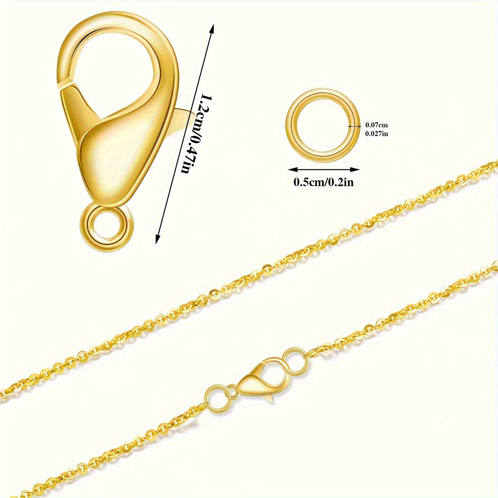 360pcs Best-selling Jewelry Making Additions Set Suitable Key Ring Pendant Beading Jewelry Supplies Chain Ornaments Pendants - view 3