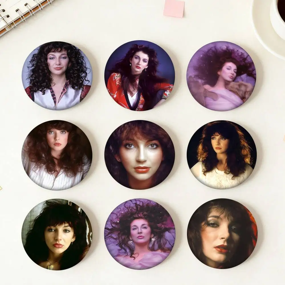 Singer K-Kate Bush Round Badges Can Be Used To Decorate Clothes And Backpack Pins