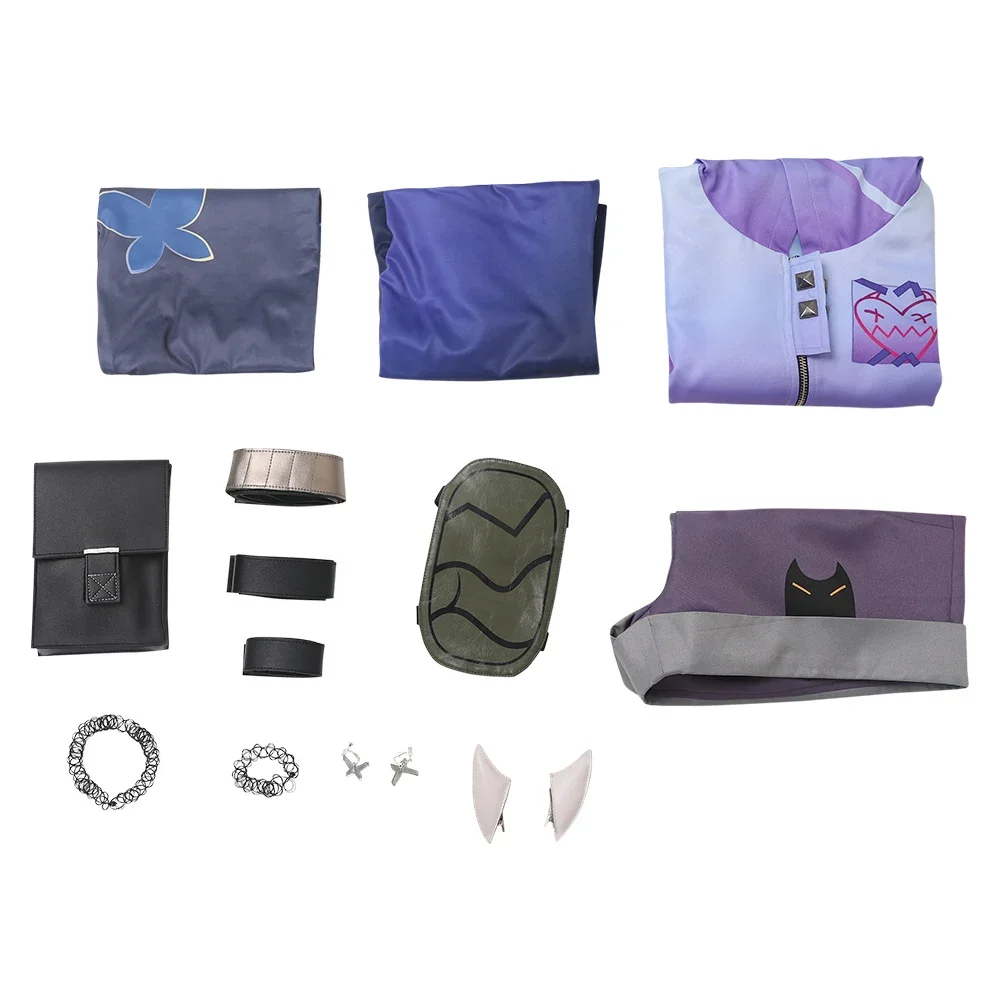 Butterfly Clove Cosplay Fantasy Suits Game Valorant Costume Disguise Adult Women Roleplay Fantasia Outfits Female Halloween