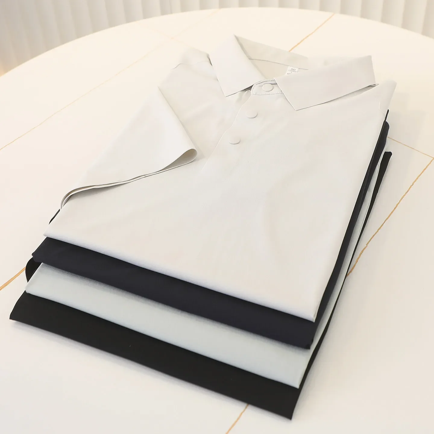 Dry and silky UPF50 + UV-resistant sports quick-drying breathable short-sleeved POLO shirt