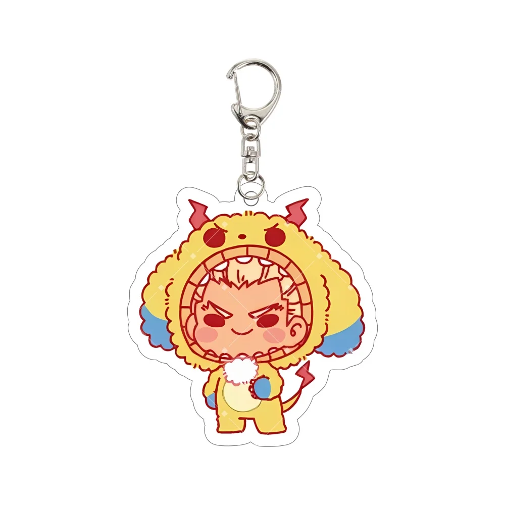Inazuma Eleven Anime Acrylic Keychain Endo Mamoru Goenji Shuya Dinosaur Cosplay Key Ring Bag Pendant Itabag Decor Xmas Gift