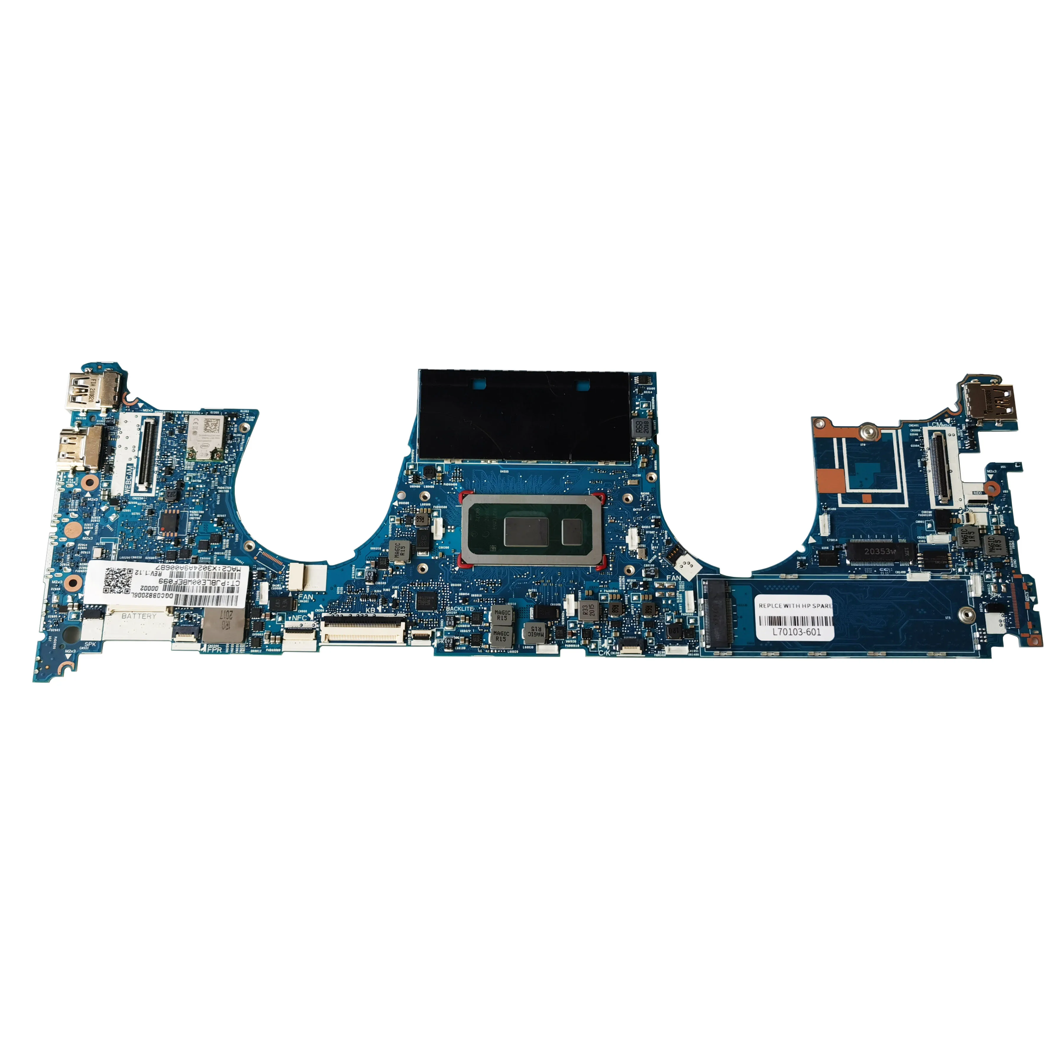 For HP EliteBook X360 1040G6 Main Board 6050A3037501-MB L70103-601