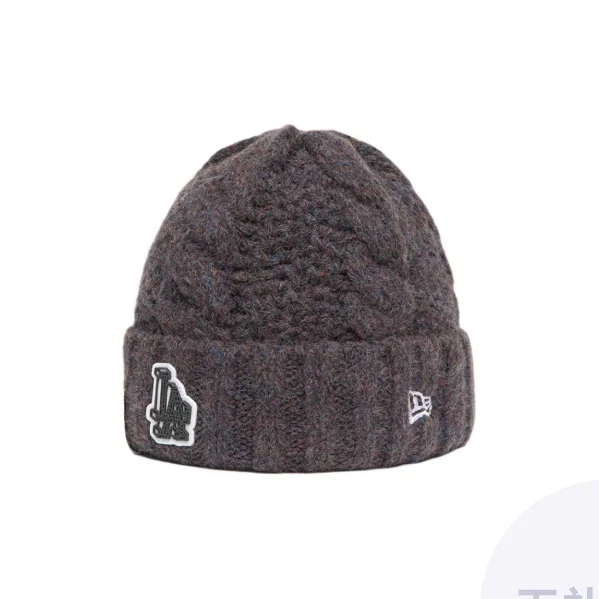 New Era Wool, Nylon Beanies Unisex Brown 13354012