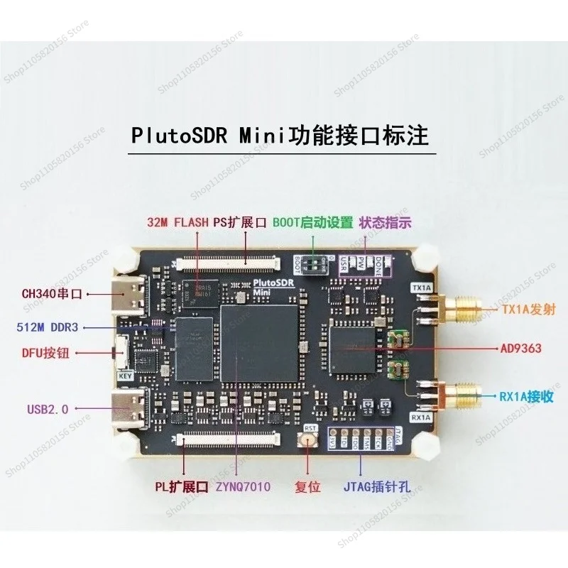 For SDR Software Defined Radio AD9363 ZYNQ7010 Development Board
