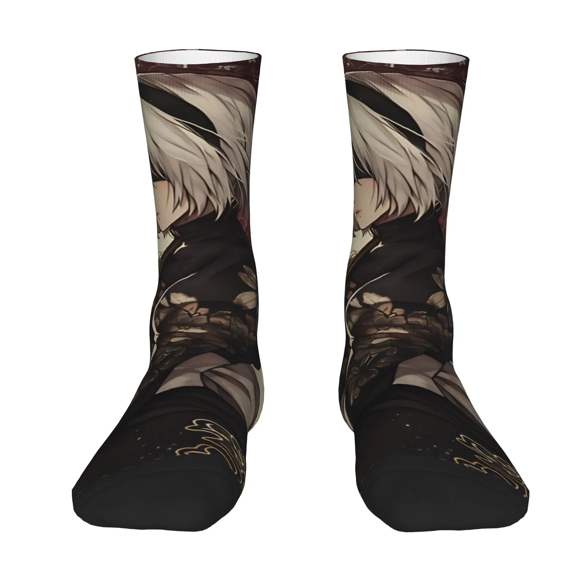 Nier Automatas  Stockings Men  Socks Comfortable Harajuku Socks Winter Cycling Anti-Slip Design Socks Gift