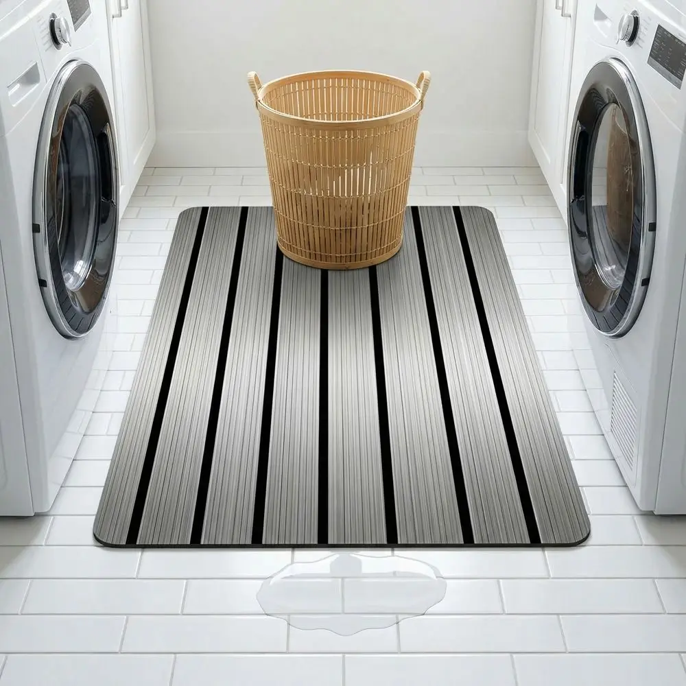 

Wear-resistant Bathroom Mat Quick Dry Soft Anti Dirty Floor Mat Anti Slip Decoration Diatom Mud Door Mat Floor Protection