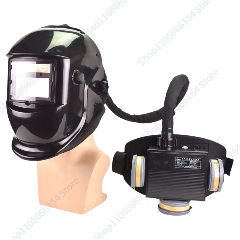 

Маска для подачи воздуха, респиратор, противоэпидемическая маска для очистки воздуха PAPR с автоматической регулировкой света, маска для сварки и покраски распылением.