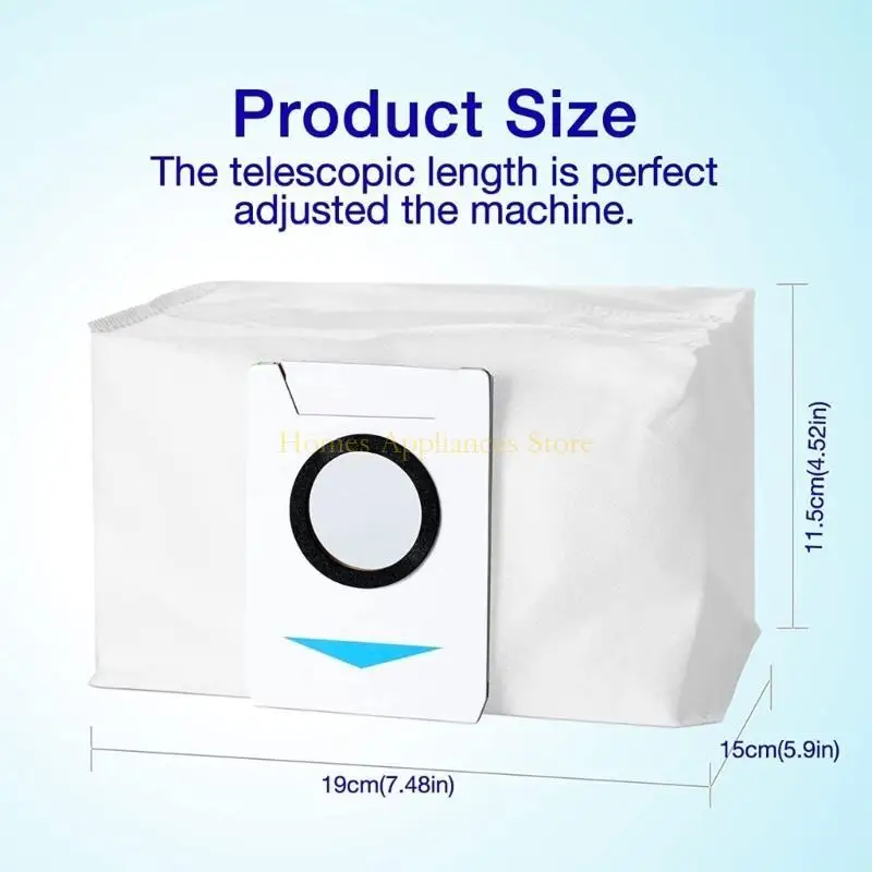 D0AB 14Pcs Vacuum Cleaners Dust Bag for X1, T10 Leakproof