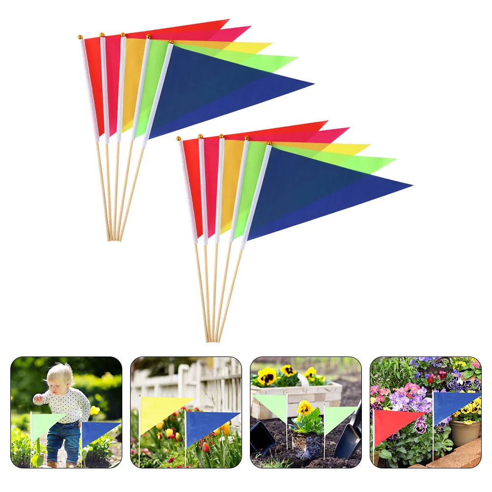 Flag Garden Flags Marking Yard Markers Landscape Supplies Lawn Irrigation Small Emblems