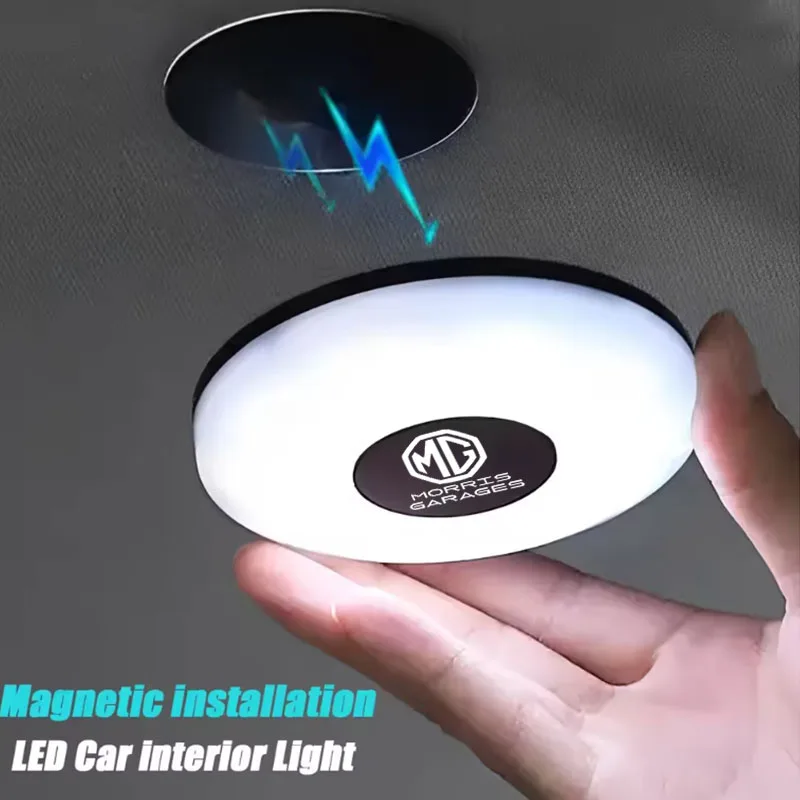 Luzes de teto do carro luz leitura noturna carregamento usb lâmpada cúpula magnética para morris garages motores mg zs gs mg5 6 mg3 acessórios