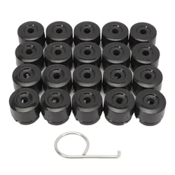 20 PCS 19mm Car Hub Screw Cover Protective Caps Wheel Nut Screw Head Cover Caps for Transporter T5 T6 2003-2020