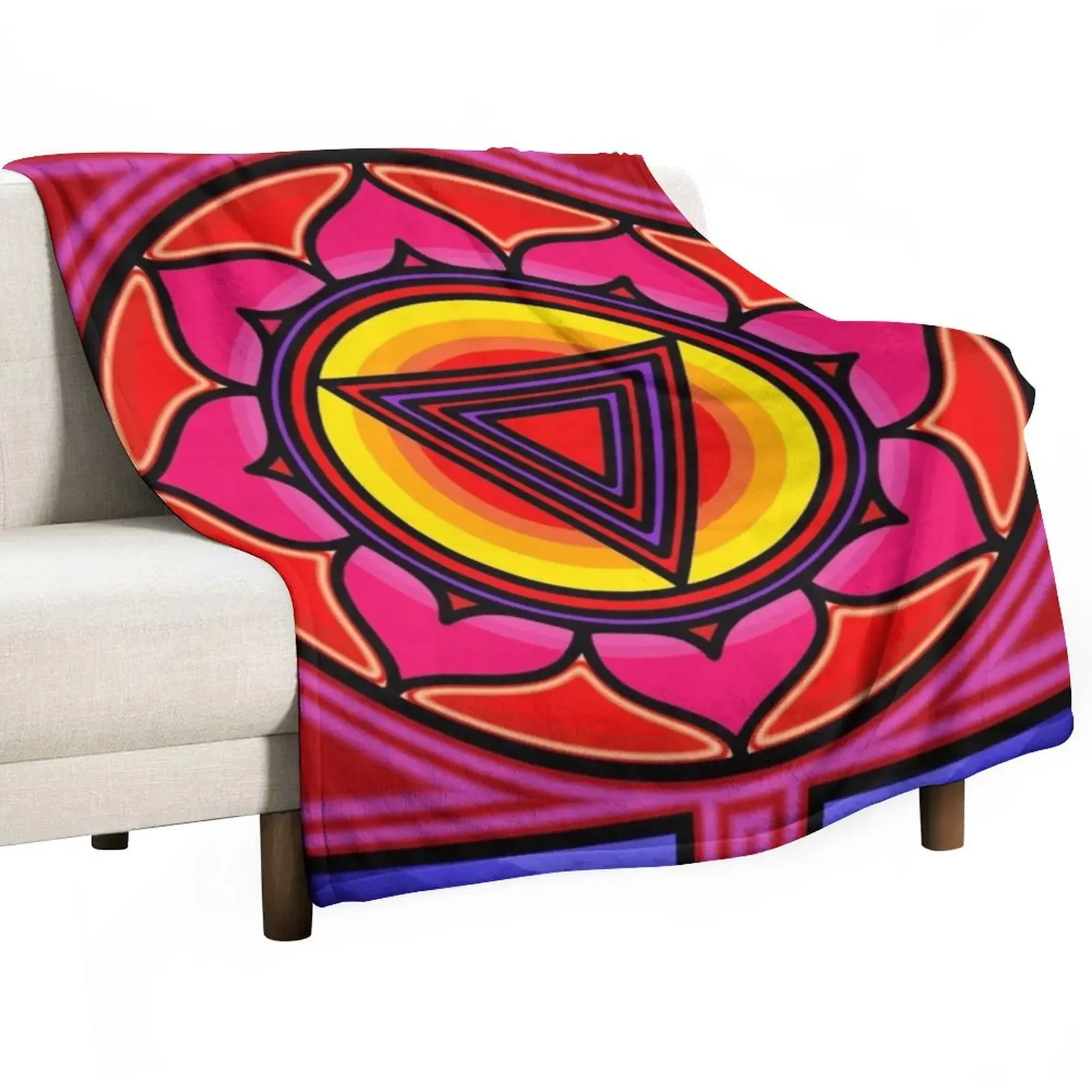 

Cold Kali Yantra Throw Blanket Summer Beddings Bed wednesday Stuffeds Blankets