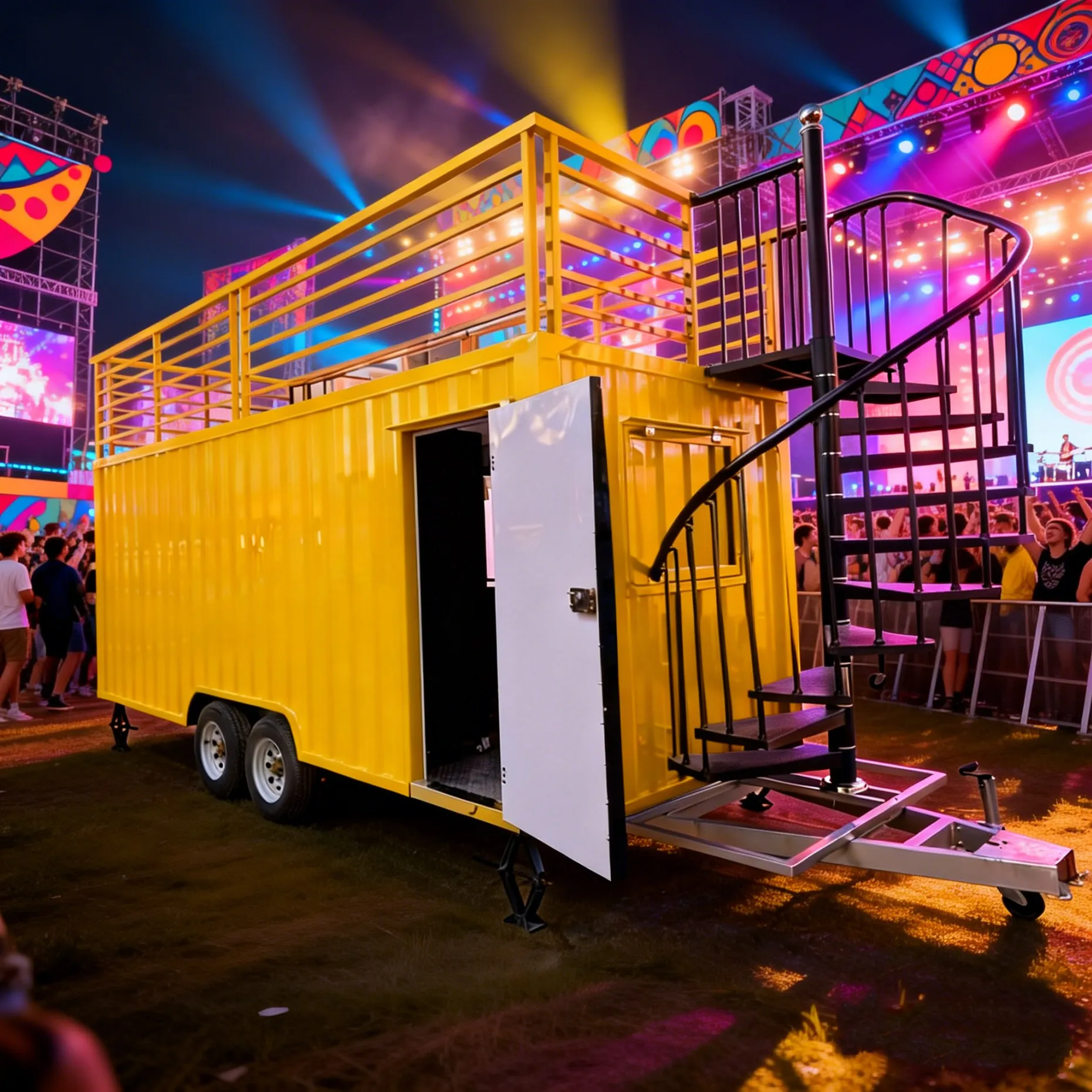 

Customized Size Steel Shipping Container Bar with Fully Equipped Kitchen for Warehouse Use Modern Design