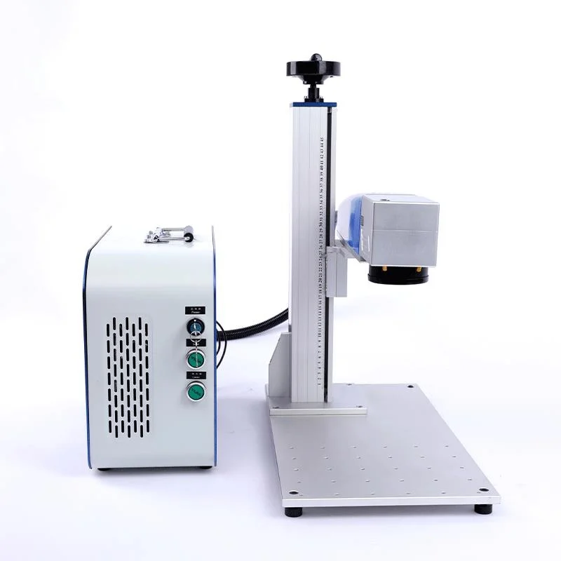 ماكينة وضع علامات سطح المكتب بقدرة 50 وات سهلة التشغيل، نقش ثلاثي الأبعاد أوتوماتيكي بالكامل للمجوهرات الذهبية والفضية والخشب الرقائقي المعدني والمطاطي والخشب الرقائقي #3