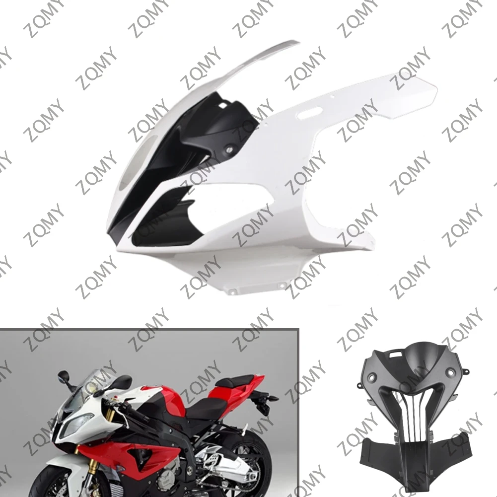 

Unpainted Injection Mold ABS Motorcycle Front Upper Nose Fairing Cowl For BMW S1000RR 2010 2011 2012 / S 1000 RR 10 11 12