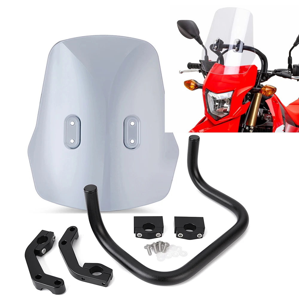 لهوندا CRF250L CRF250S CRF300L الزجاج الأمامي CRF250L/S CRF 250L/S 250M 300L CRF-250L/S منحرف الرياح درع الشاشة #1