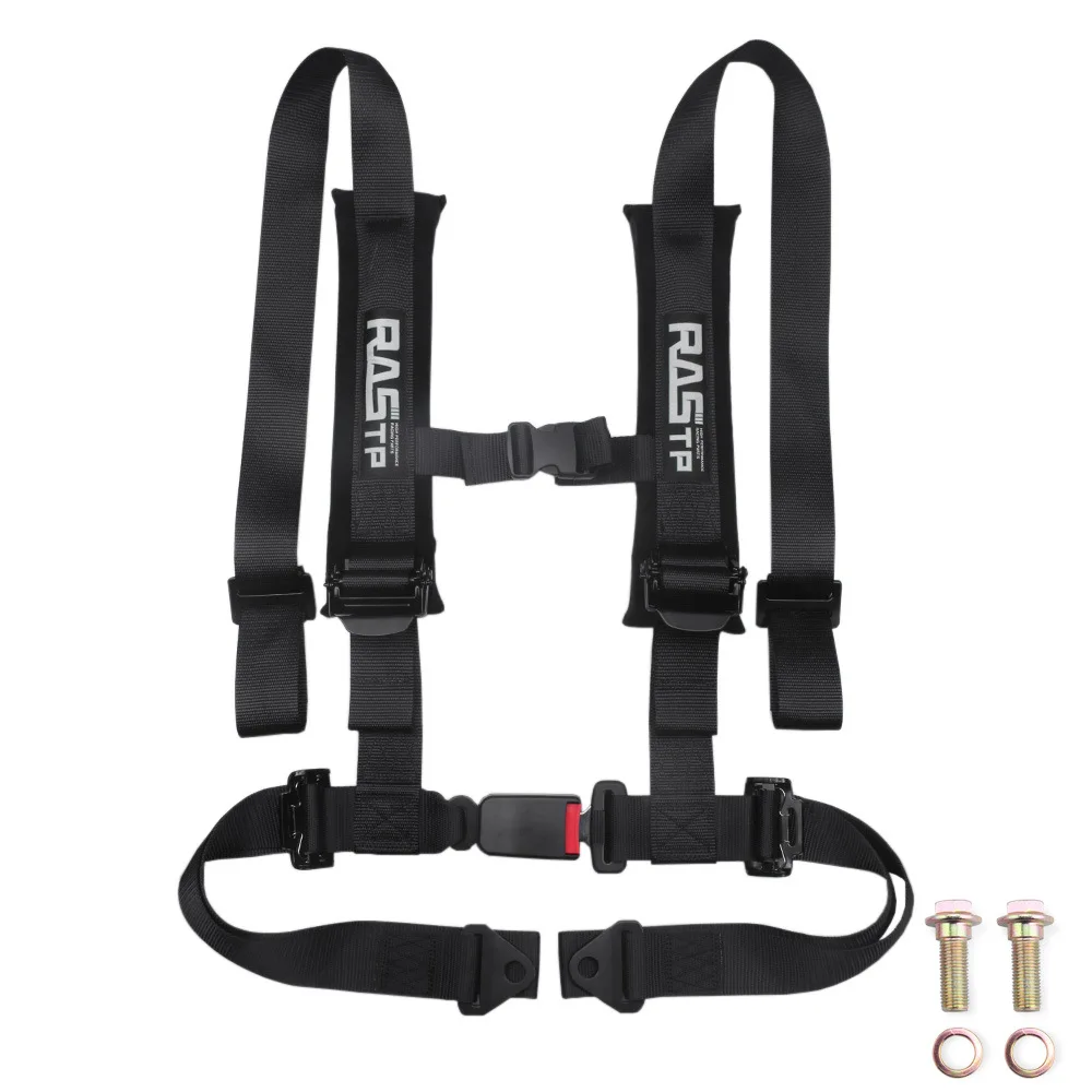 2-Inch 4-Point Kart Racing Seat Belt Set for Car Modification - Quick Release