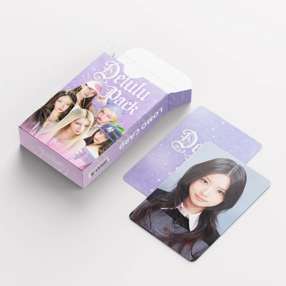 92PCS Korean Idol Groups KiiiKiii New Album "Delulu Pack" High Quality Lomo Cards JIYU LEESOL SUI HAUM KYA HD Small Cards image 6