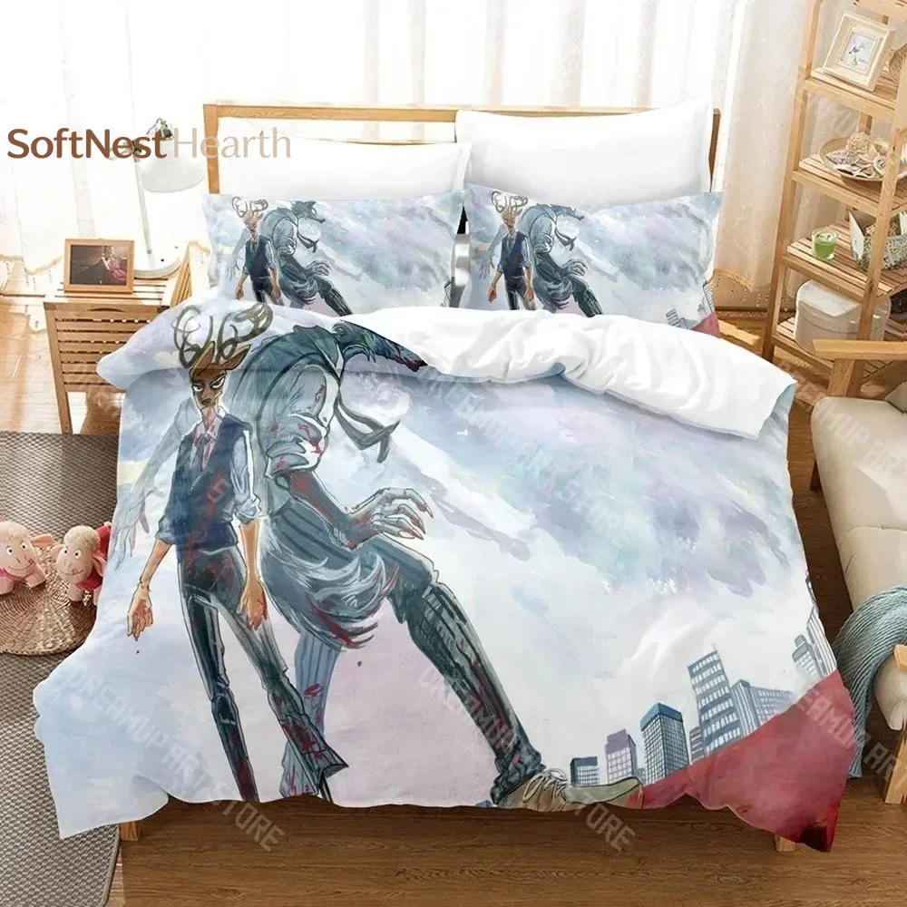 2026 3d Print Beastars Bedding Sets Kids Anime Duvet Cover Set Comforter Bed Linen Twin Queen King Single Size Dropshipping Gift